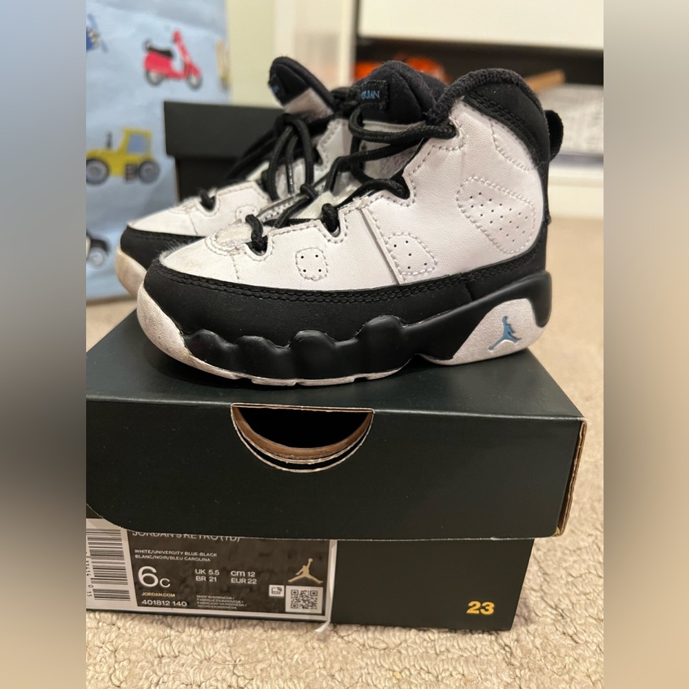 Toddler Jordan’s 9s